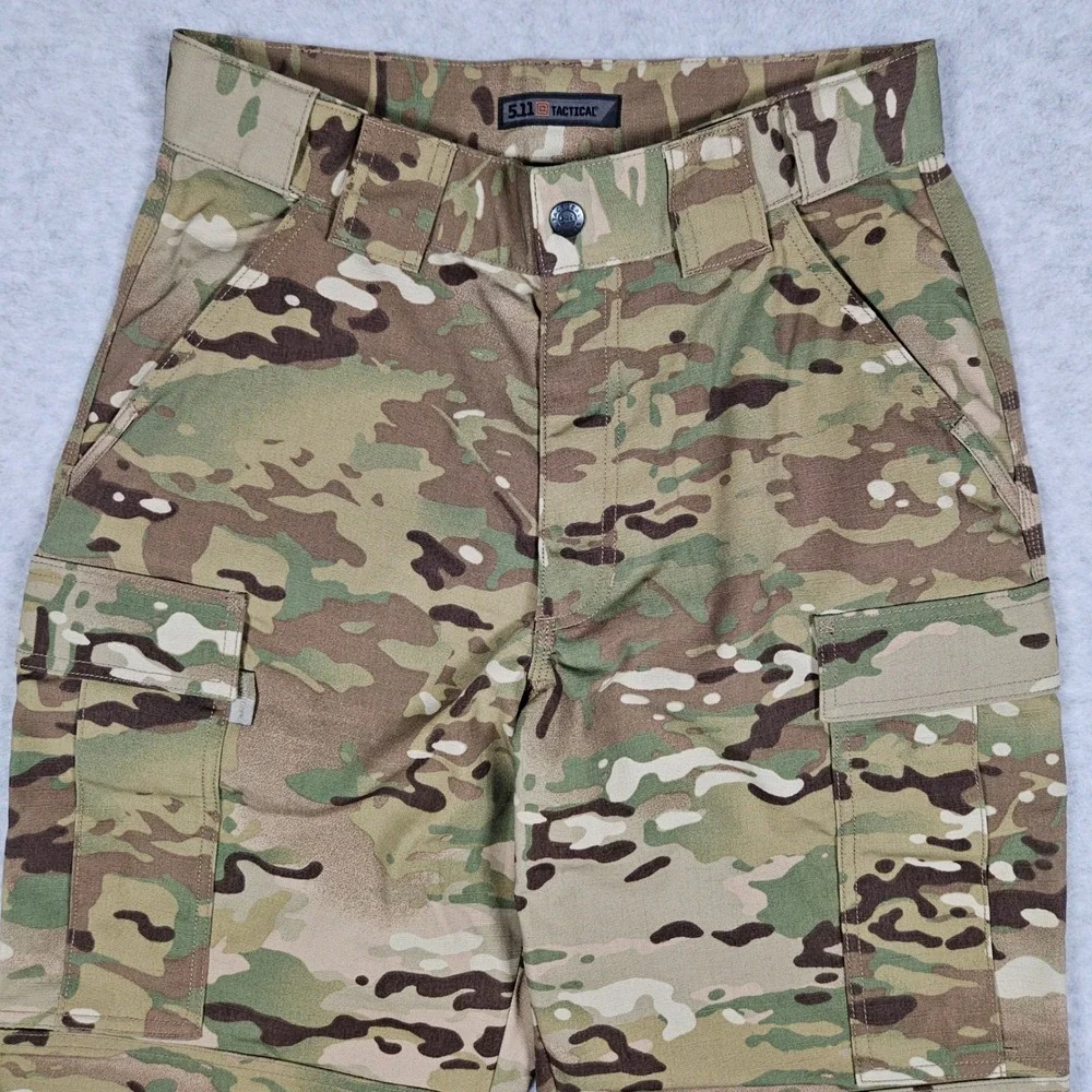 5.11 Tactical Mens Medium Regular Multicam Cargo Pants TDU Military Camo Utility
